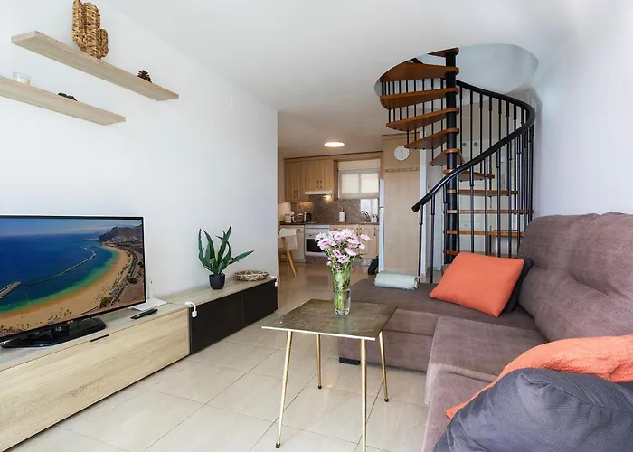 דירה Casa Doble - Penthouse, Pool, Priv Parking, Fibre Net, Spacious Terrace סן מיגל דה אבונה